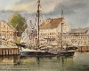 Stadt - Hafen Neustädter Hafen Hans Möller Aquarell  Motiv: Neustadt/Holstein.  Technik: Aquarell.  Urheberrecht: Kay Möller / Annelies Möller.  Kategorie: Stadt - Hafen.  Thema: Schiff. : Hans Möller, Aquarell, Schleswig-Holstein Binnenland, Stadt - Hafen, Neustädter Hafen, Neustadt/Holstein, Schiff, Kay Möller / Annelies Möller, Weitere Infos unter : http://www.maler-hans-moeller.de, mailto:info@maler-hans-moeller.de